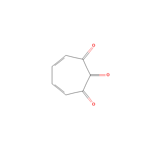 cyclohepta-4,6-diene-1,2,3-trione (CAS: 67280-25-5) - Chemical Structure and Molecular Formula 