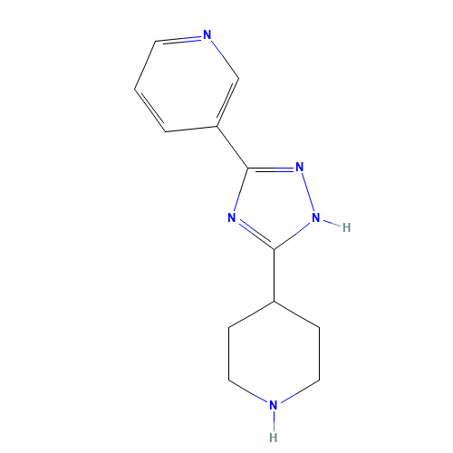 3-(5-piperidin-4-yl-1H-1,2,4-triazol-3-yl)pyridine (CAS: 917364-27-3) - Related Chemical Product