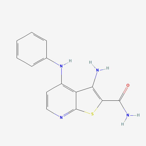 3-amino-4-anilinothieno[2,3-b]pyridine-2-carboxamide (CAS: 147992-83-4) - Related Chemical Product