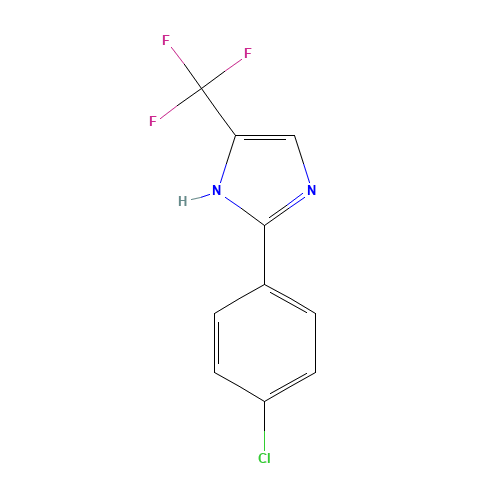 2-(4-chlorophenyl)-5-(trifluoromethyl)-1H-imidazole (CAS: 33469-15-7) - Related Chemical Product