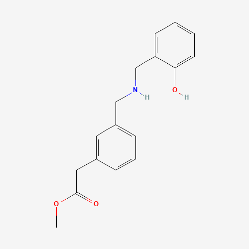 methyl 2-[3-[[(2-hydroxyphenyl)methylamino]methyl]phenyl]acetate (CAS: 950503-81-8) - Related Chemical Product