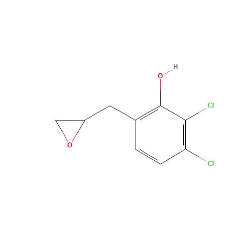 2,3-dichloro-6-(oxiran-2-ylmethyl)phenol (CAS: 62717-15-1) - Related Chemical Product