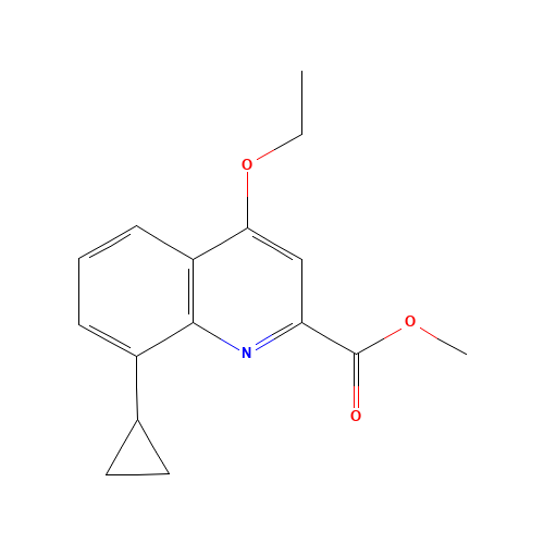 methyl 8-cyclopropyl-4-ethoxyquinoline-2-carboxylate (CAS: 921760-52-3) - Related Chemical Product