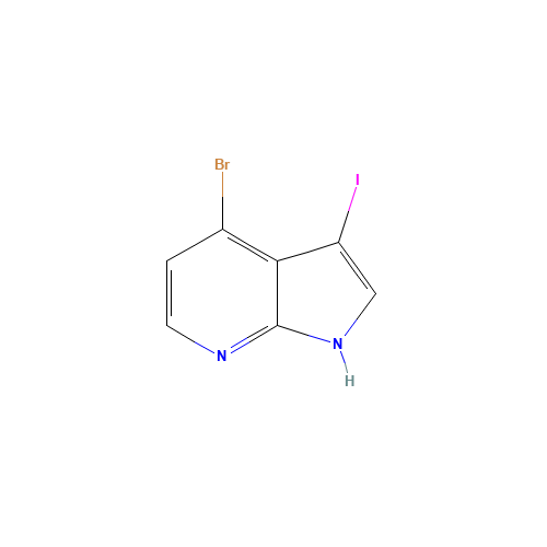 4-bromo-3-iodo-1H-pyrrolo[2,3-b]pyridine (CAS: 1000340-34-0) - Related Chemical Product
