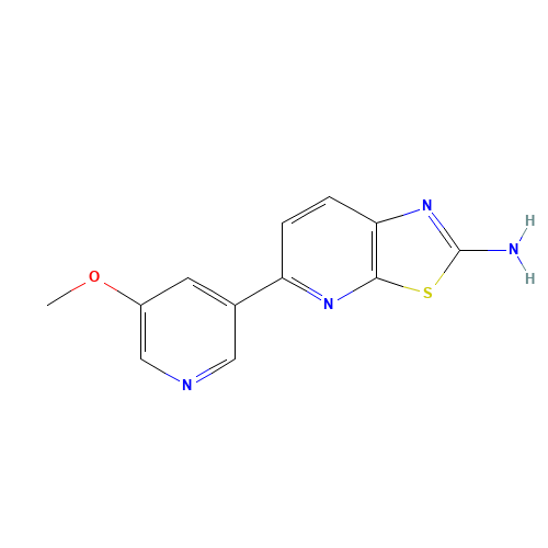 5-(5-methoxypyridin-3-yl)-[1,3]thiazolo[5,4-b]pyridin-2-amine (CAS: 1244059-97-9) - Related Chemical Product