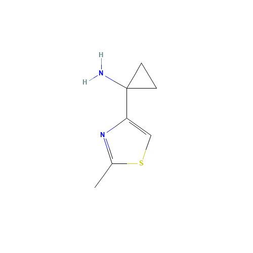 1-(2-methyl-1,3-thiazol-4-yl)cyclopropan-1-amine (CAS: 1159733-49-9) - Related Chemical Product