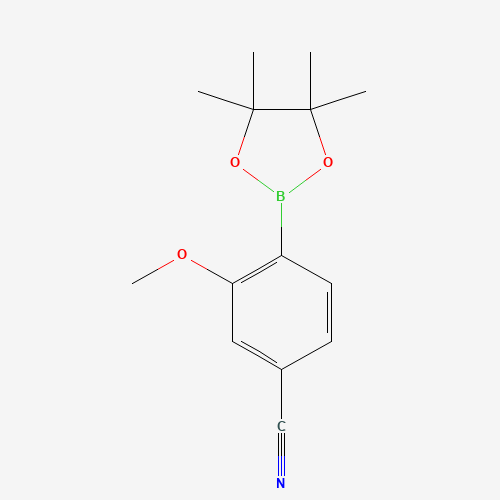 3-methoxy-4-(4,4,5,5-tetramethyl-1,3,2-dioxaborolan-2-yl)benzonitrile (CAS: 949892-14-2) - Related Chemical Product