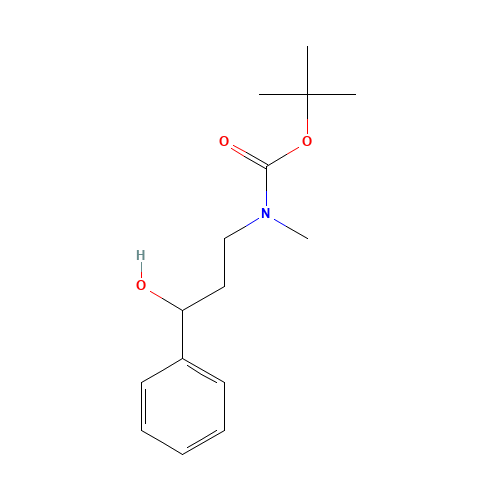 tert-butyl N-(3-hydroxy-3-phenylpropyl)-N-methylcarbamate (CAS: 244059-08-3) - Related Chemical Product