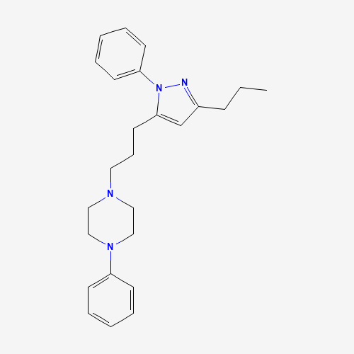 1-phenyl-4-[3-(2-phenyl-5-propylpyrazol-3-yl)propyl]piperazine (CAS: 1055192-34-1) - Related Chemical Product