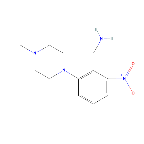[2-(4-methylpiperazin-1-yl)-6-nitrophenyl]methanamine (CAS: 950185-54-3) - Related Chemical Product