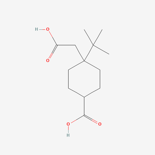 4-tert-butyl-4-(carboxymethyl)cyclohexane-1-carboxylic acid (CAS: 218779-78-3) - Related Chemical Product
