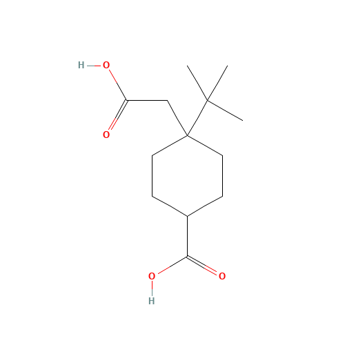 4-tert-butyl-4-(carboxymethyl)cyclohexane-1-carboxylic acid (CAS: 218779-78-3) - Related Chemical Product