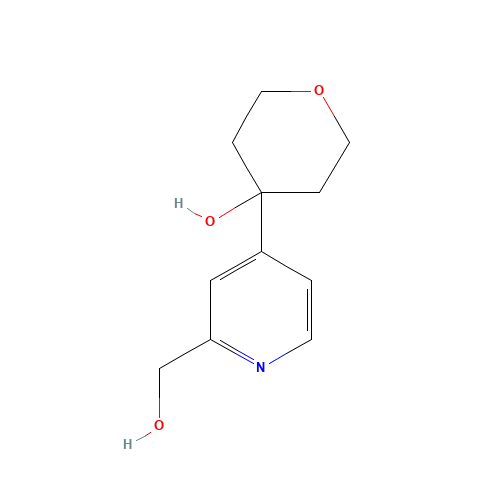 4-[2-(hydroxymethyl)pyridin-4-yl]oxan-4-ol (CAS: 155819-70-8) - Related Chemical Product