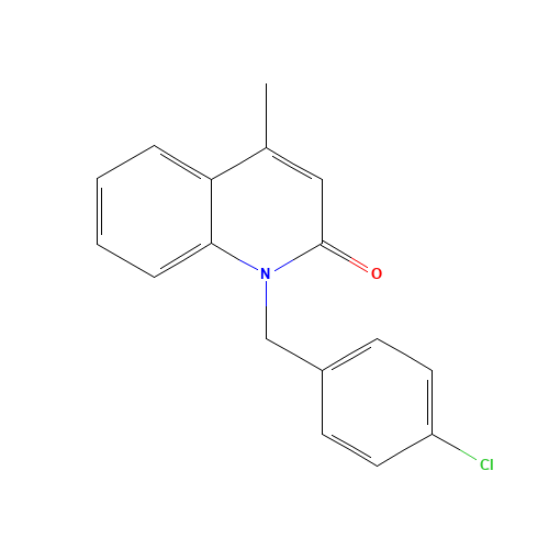 1-[(4-chlorophenyl)methyl]-4-methylquinolin-2-one (CAS: 61297-64-1) - Related Chemical Product