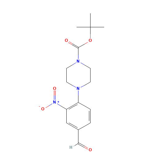tert-butyl 4-(4-formyl-2-nitrophenyl)piperazine-1-carboxylate (CAS: 1290181-36-0) - Related Chemical Product