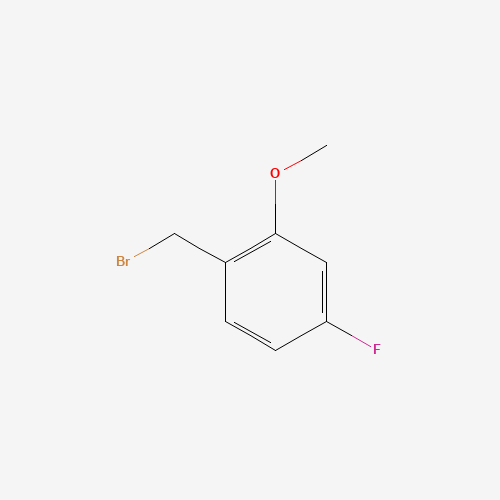 1-(bromomethyl)-4-fluoro-2-methoxybenzene (CAS: 886498-51-7) - Chemical Structure and Molecular Formula 