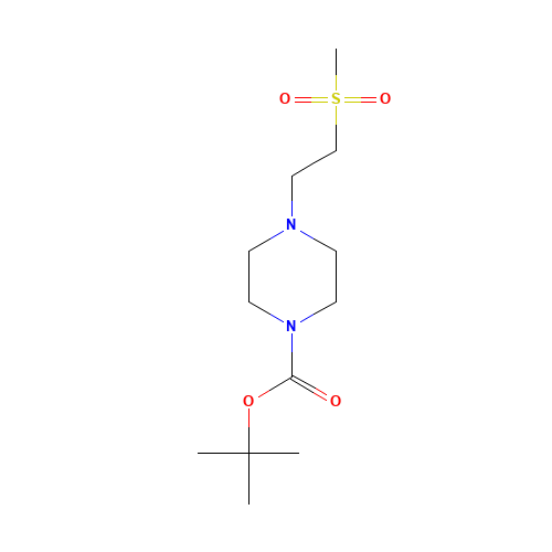 tert-butyl 4-(2-methylsulfonylethyl)piperazine-1-carboxylate (CAS: 870007-74-2) - Related Chemical Product