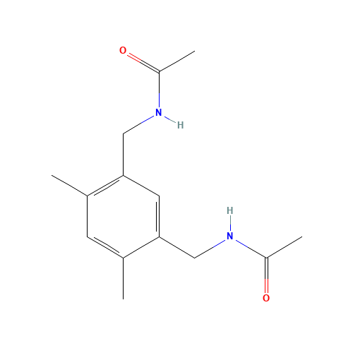 N-[[5-(acetamidomethyl)-2,4-dimethylphenyl]methyl]acetamide (CAS: 32280-53-8) - Related Chemical Product