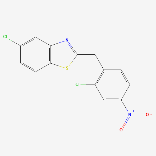 5-chloro-2-[(2-chloro-4-nitrophenyl)methyl]-1,3-benzothiazole (CAS: 315227-99-7) - Related Chemical Product