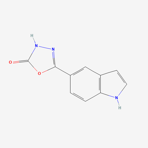 5-(1H-indol-5-yl)-3H-1,3,4-oxadiazol-2-one (CAS: 1401349-64-1) - Related Chemical Product