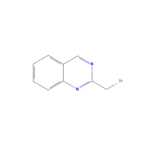 2-(bromomethyl)quinazoline (CAS: 1263414-05-6) - Chemical Structure and Molecular Formula 