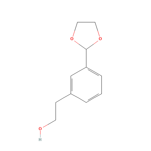 2-[3-(1,3-dioxolan-2-yl)phenyl]ethanol (CAS: 115104-32-0) - Related Chemical Product