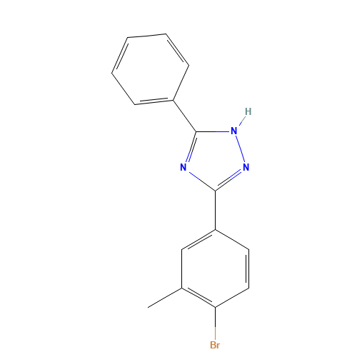 3-(4-bromo-3-methylphenyl)-5-phenyl-1H-1,2,4-triazole (CAS: 1447697-66-6) - Related Chemical Product