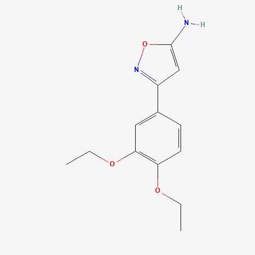 3-(3,4-diethoxyphenyl)-1,2-oxazol-5-amine (CAS: 501325-89-9) - Related Chemical Product