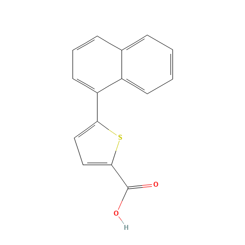 5-naphthalen-1-ylthiophene-2-carboxylic acid (CAS: 58256-10-3) - Related Chemical Product