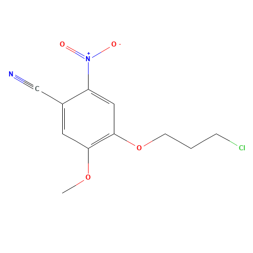 4-(3-chloropropoxy)-5-methoxy-2-nitrobenzonitrile (CAS: 1122661-13-5) - Related Chemical Product