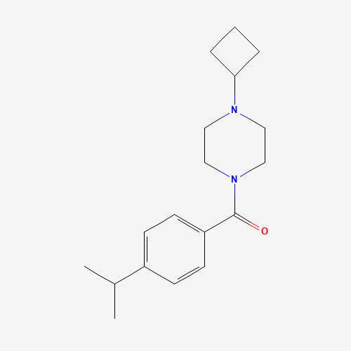 (4-cyclobutylpiperazin-1-yl)-(4-propan-2-ylphenyl)methanone (CAS: 1000405-02-6) - Related Chemical Product