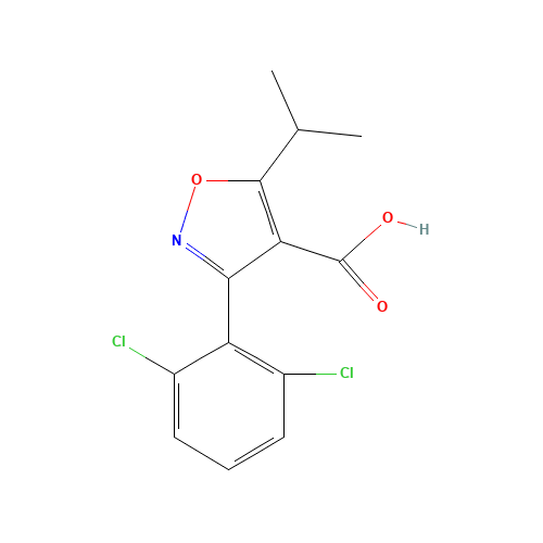 3-(2,6-dichlorophenyl)-5-propan-2-yl-1,2-oxazole-4-carboxylic acid (CAS: 774605-58-2) - Related Chemical Product