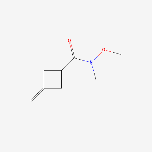 N-methoxy-N-methyl-3-methylidenecyclobutane-1-carboxamide (CAS: 1240725-56-7) - Related Chemical Product