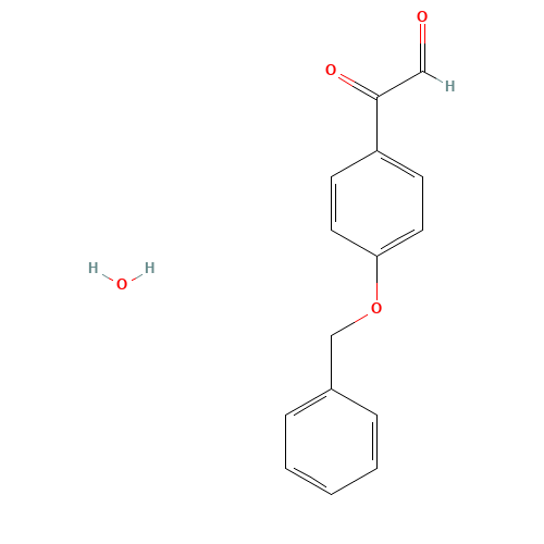 2-oxo-2-(4-phenylmethoxyphenyl)acetaldehyde;hydrate (CAS: 63846-62-8) - Related Chemical Product