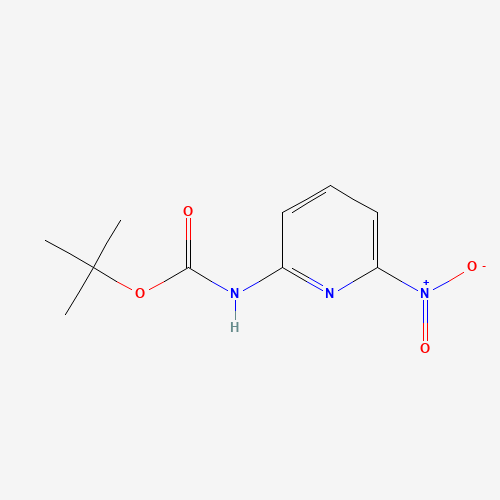 tert-butyl N-(6-nitropyridin-2-yl)carbamate (CAS: 1152428-59-5) - Chemical Structure and Molecular Formula 