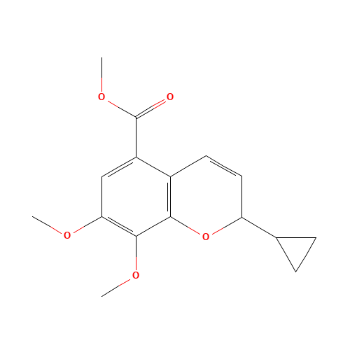 methyl 2-cyclopropyl-7,8-dimethoxy-2H-chromene-5-carboxylate (CAS: 192315-05-2) - Related Chemical Product