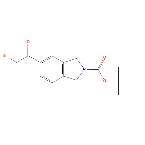 tert-butyl 5-(2-bromoacetyl)-1,3-dihydroisoindole-2-carboxylate (CAS: 850877-61-1) - Related Chemical Product