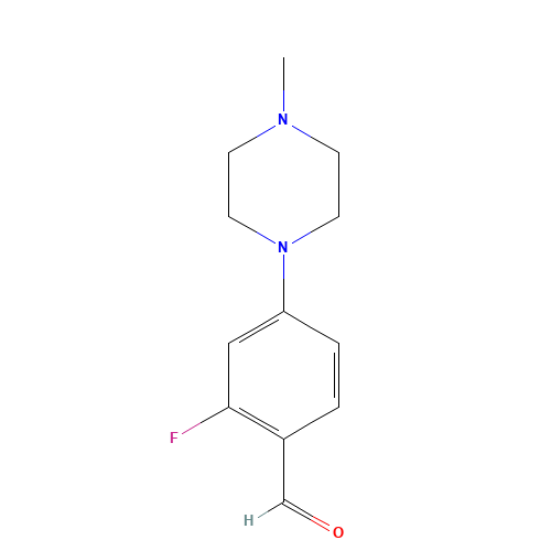 2-fluoro-4-(4-methylpiperazin-1-yl)benzaldehyde (CAS: 1197193-42-2) - Related Chemical Product