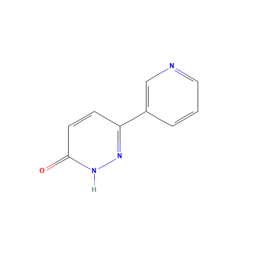 3-pyridin-3-yl-1H-pyridazin-6-one (CAS: 78784-65-3) - Chemical Structure and Molecular Formula 