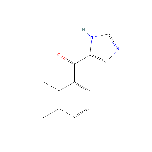 (2,3-dimethylphenyl)-(1H-imidazol-5-yl)methanone (CAS: 91874-85-0) - Chemical Structure and Molecular Formula 