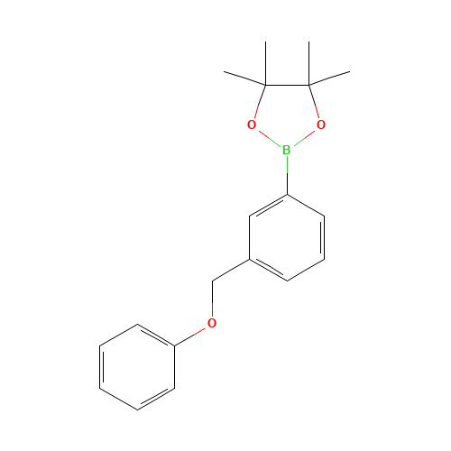 4,4,5,5-tetramethyl-2-[3-(phenoxymethyl)phenyl]-1,3,2-dioxaborolane (CAS: 912569-68-7) - Related Chemical Product