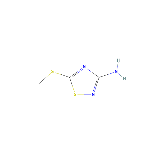 5-methylsulfanyl-1,2,4-thiadiazol-3-amine (CAS: 60093-10-9) - Related Chemical Product