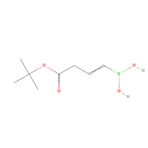 [4-[(2-methylpropan-2-yl)oxy]-4-oxobut-1-enyl]boronic acid (CAS: 931402-51-6) - Related Chemical Product
