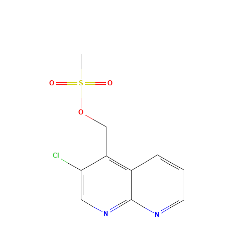 (3-chloro-1,8-naphthyridin-4-yl)methyl methanesulfonate (CAS: 1539309-56-2) - Related Chemical Product