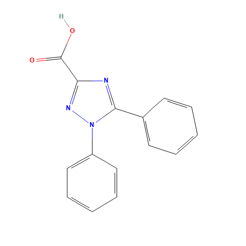 1,5-diphenyl-1,2,4-triazole-3-carboxylic acid (CAS: 24058-92-2) - Related Chemical Product