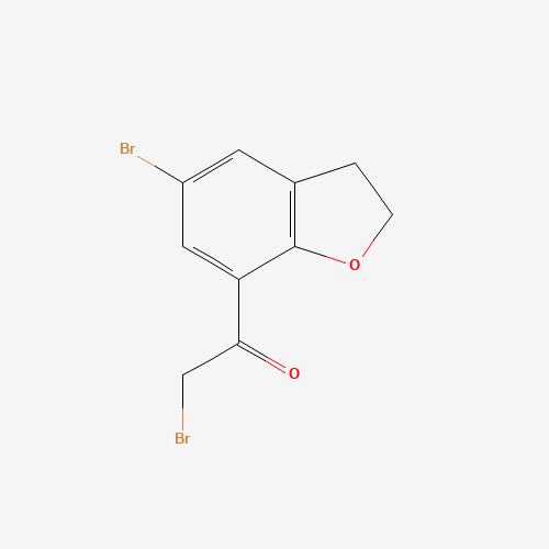 2-bromo-1-(5-bromo-2,3-dihydro-1-benzofuran-7-yl)ethanone (CAS: 690632-70-3) - Related Chemical Product