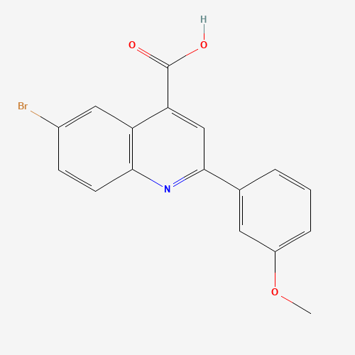 6-bromo-2-(3-methoxyphenyl)quinoline-4-carboxylic acid (CAS: 351329-64-1) - Related Chemical Product