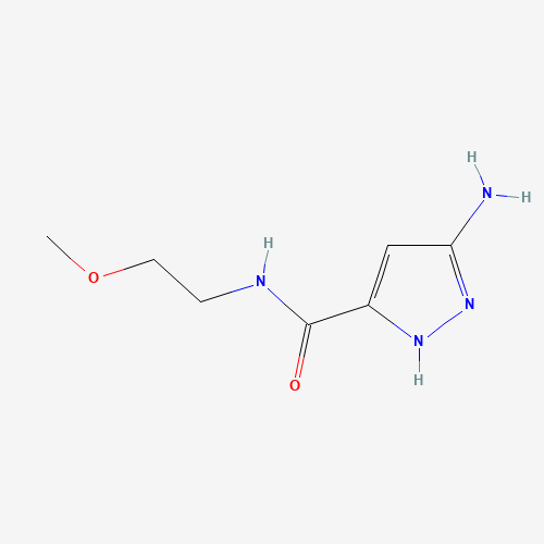 3-amino-N-(2-methoxyethyl)-1H-pyrazole-5-carboxamide (CAS: 1342836-84-3) - Related Chemical Product