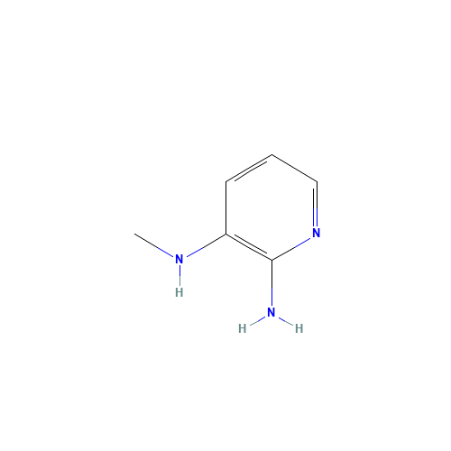 3-N-methylpyridine-2,3-diamine (CAS: 56291-51-1) - Chemical Structure and Molecular Formula 
