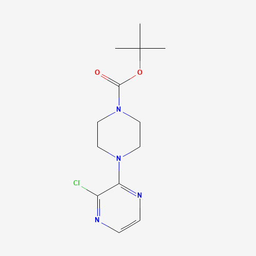 tert-butyl 4-(3-chloropyrazin-2-yl)piperazine-1-carboxylate (CAS: 313654-83-0) - Chemical Structure and Molecular Formula 